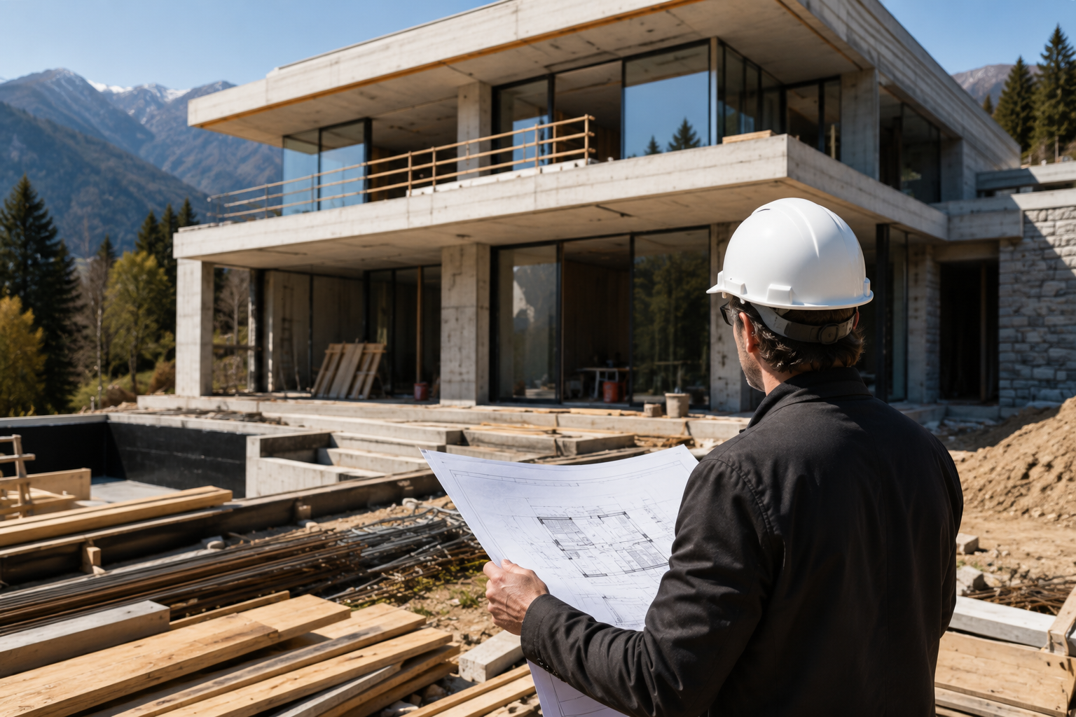 Maison en cours d'exécution