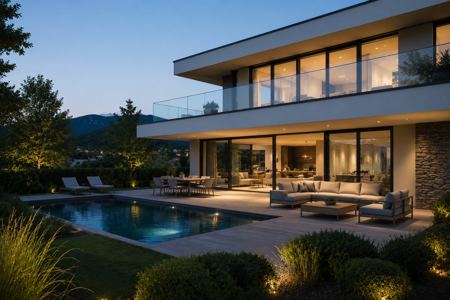 Maison d'architecte au calme